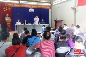 Mai Sơn quan tâm giải quyết các vấn đề từ thực tiễn cuộc sống