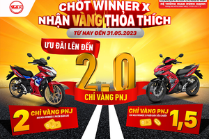 Hệ thống HEAD HÙNG MẠNH: VARIO  VÀ WINNER X – MUA XE SANG, ĐƯỢC TẶNG VÀNG

