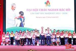 Đại hội Cháu ngoan Bác Hồ huyện Mường La nhiệm kỳ 2023-2028