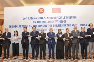 ASEAN và Trung Quốc thảo luận về thực hiện Tuyên bố ứng xử của các bên ở Biển Đông