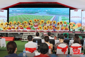 Tổng duyệt chương trình Lễ khánh thành Trung tâm chế biến rau quả Doveco Sơn La        