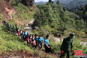 Mô hình “Tổ phụ nữ tham gia bảo vệ đường biên, mốc giới”