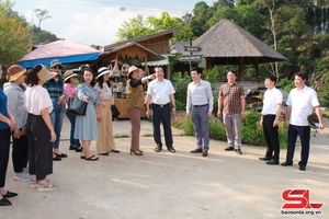 Đoàn công tác của Tổng cục Du lịch khảo sát tại huyện Mộc Châu