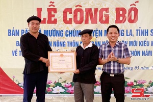 Bản Pặt đạt chuẩn nông thôn mới kiểu mẫu