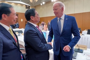 Thủ tướng Phạm Minh Chính và Tổng thống Joe Biden trao đổi biện pháp thúc đẩy quan hệ song phương
