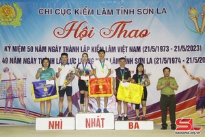 Hội thao chào mừng ngày thành lập lực lượng Kiểm lâm