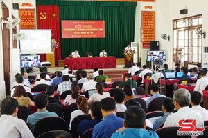 Sơ kết giữa nhiệm kỳ thực hiện Nghị quyết Đại hội Đảng bộ huyện Mai Sơn lần thứ XX