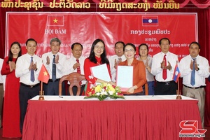 'Đoàn đại biểu Ban Tuyên giáo Tỉnh ủy Sơn La thăm, làm việc tại tỉnh Luông Pha Bang
