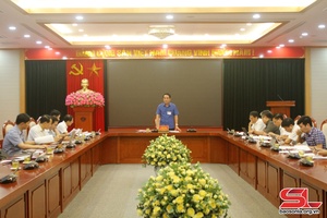 Triển khai nhiệm vụ công tác quy hoạch phát triển đô thị thành phố Sơn La