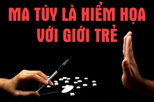 Ma túy là hiểm họa với giới trẻ