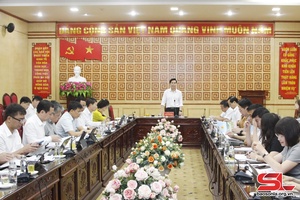 Họp Ban chỉ đạo xây dựng huyện Mộc Châu thành thị xã 