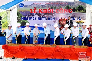 Khởi công xây dựng Nhà máy nước Bản Mòng