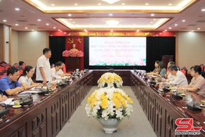 Đoàn công tác Học viện Nông nghiệp Việt Nam làm việc tại tỉnh Sơn La