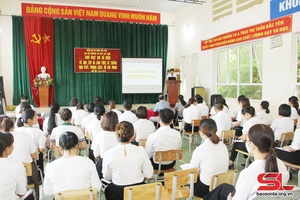 Chi bộ Trường TH&THCS thị trấn Bắc Yên học và làm theo Bác