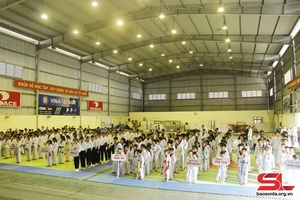 Trên 300 VĐV tham dự giải vô địch Taekwondo tỉnh Sơn La mở rộng năm 2023