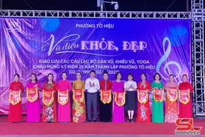 Phường Tô Hiệu tổ chức giao lưu các câu lạc bộ dân vũ, khiêu vũ, Yoga