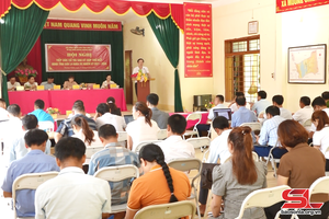 Tổ đại biểu HĐND tỉnh tiếp xúc cử tri xã Mường Chiên và Cà Nàng