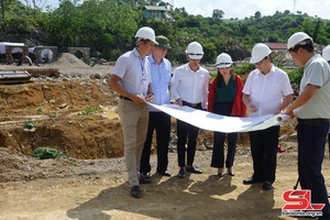 Mai Sơn đẩy nhanh tiến độ thi công các công trình