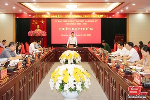 Phiên họp thứ 26, UBND tỉnh khóa XV