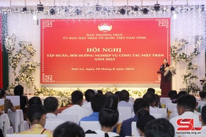 Bồi dưỡng nghiệp vụ công tác mặt trận năm 2023