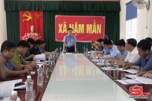 Đoàn khảo sát Ban Nội chính Tỉnh ủy làm việc với hai huyện Sông Mã và Sốp Cộp