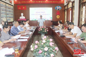 Giao ban công tác báo chí tháng 9