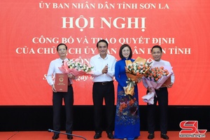 Hội nghị công bố quyết định của Chủ tịch UBND tỉnh về công tác cán bộ
