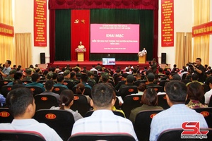Khai mạc diễn tập khu vực phòng thủ huyện Quỳnh Nhai năm 2023