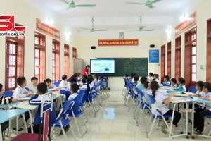 Sông Mã triển khai dạy học tiếng Anh cấp tiểu học