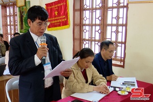 Tổ đại biểu HĐND tỉnh, huyện Vân Hồ tiếp xúc cử tri 2 xã Mường Tè, Suối Bàng