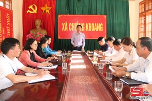 Tổ công tác của Ban Chỉ đạo 396 nắm tình hình tại huyện Quỳnh Nhai