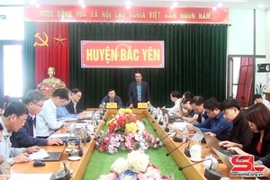 Đồng chí Phó Chủ tịch UBND tỉnh làm việc tại huyện Bắc Yên 
