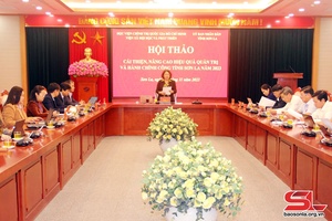 Hội thảo cải thiện, nâng cao hiệu quả quản trị và hành chính công tỉnh Sơn La năm 2023