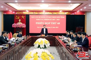 Phiên họp thứ 68, Ban cán sự Đảng UBND tỉnh