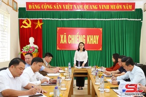 Tổ công tác của Ban Chỉ đạo 396 làm việc tại huyện Quỳnh Nhai
