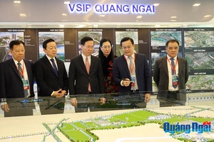 Chủ tịch nước Võ Văn Thưởng dự Lễ Kỷ niệm 10 năm VSIP Quảng Ngãi