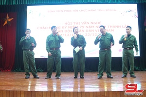 Hội thi văn nghệ chào mừng kỷ niệm 79 năm Ngày thành lập Quân đội Nhân dân Việt Nam 