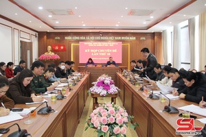 Kỳ họp chuyên đề lần thứ 18 HĐND thành phố Sơn La khóa XX