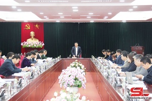 Họp Ban chỉ đạo xây dựng huyện Quỳnh Nhai đạt chuẩn nông thôn mới vào năm 2025