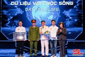 Công an Sơn La giành giải nhất cuộc thi Dữ liệu với cuộc sống - Data4life