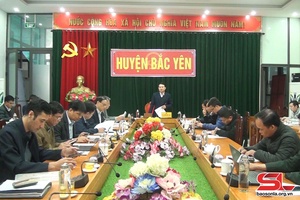 Đồng chí Phó Chủ tịch UBND tỉnh làm việc tại huyện Bắc Yên