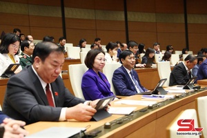 Đoàn đại biểu Quốc hội tỉnh Sơn La tham dự Kỳ họp bất thường lần thứ 5 Quốc hội khóa XV