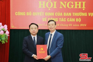 Công bố quyết định của Ban Thường vụ Tỉnh ủy về công tác cán bộ