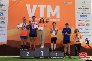 Giải chạy Marathon đường mòn Việt Nam năm 2024 tại Mộc Châu thành công tốt đẹp