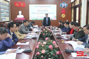 Giao ban công tác báo chí tháng 2