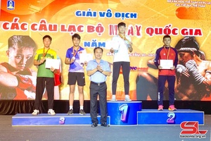 Đoàn VĐV Sơn La đoạt 4 huy chương tại Giải Vô địch các Câu lạc bộ Muay Quốc gia năm 2024