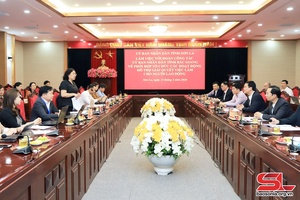 Đoàn công tác của tỉnh Bắc Giang thăm và làm việc tại tỉnh Sơn La
