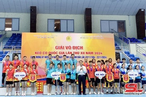 Đoàn thể thao Sơn La đoạt 11 huy chương tại Giải vô địch Kéo co quốc gia lần thứ XII