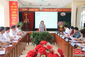 'Đồng chí Phó Chủ tịch Thường trực UBND tỉnh làm việc tại huyện Mai Sơn