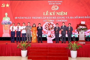 'Báo Hà Giang kỷ niệm 60 năm Ngày thành lập và ra số báo đầu tiên